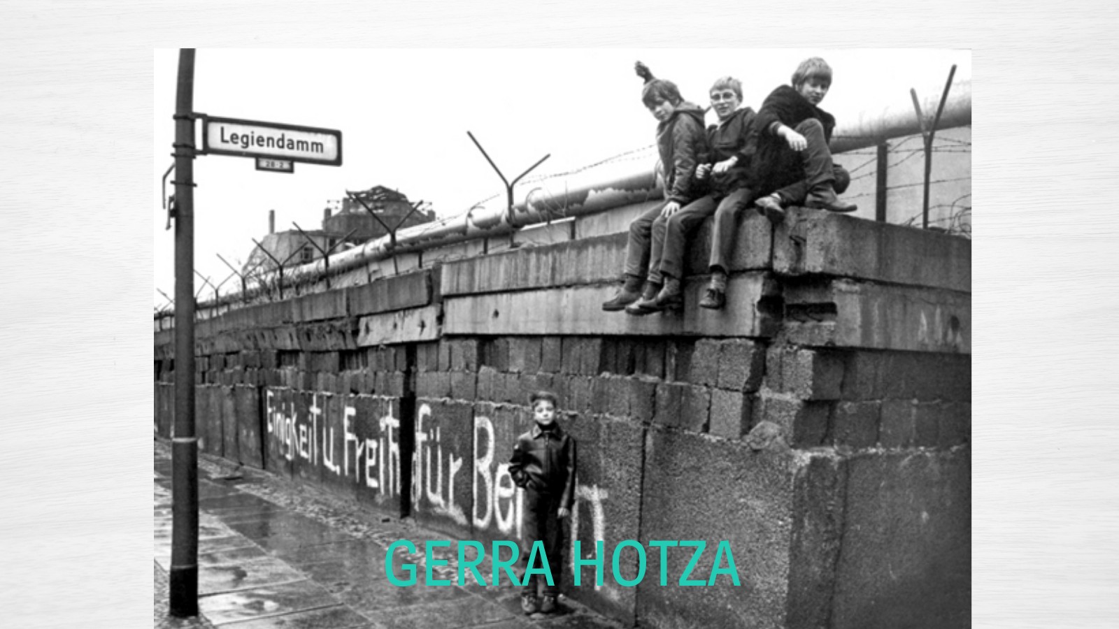 Берлинская стена в Германии во времена холодной войны
