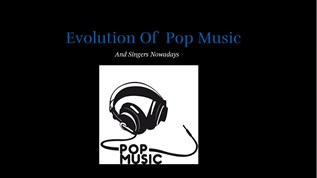 Evolution of Pop Music at emaze Presentation