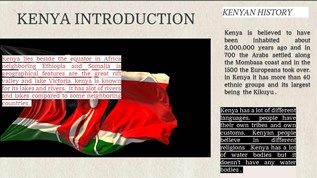 colonizatin on kenya explained at emaze Presentation