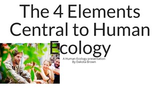 The 4 Elements at emaze Presentation