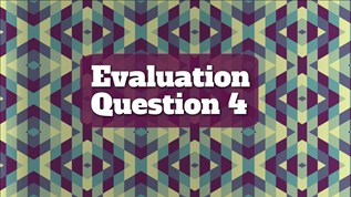 Evaluation Question 4 at emaze Presentation