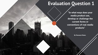 A2 Media Studies Evaluation Q1 at emaze Presentation