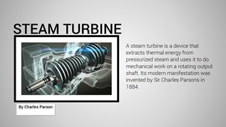 Steam Turbine at emaze Presentation