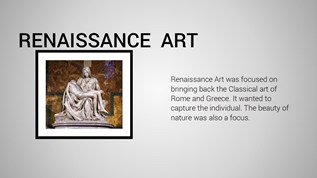 RENAISSANCE Art at emaze Presentation