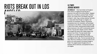 La Riots at emaze Presentation