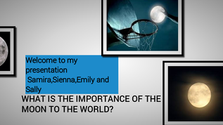 The moon at emaze Presentation